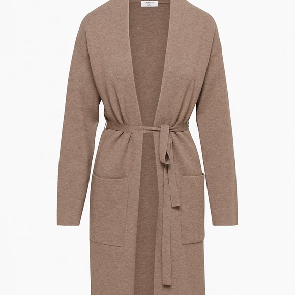 Babaton Ty Cardigan olive long cardigan - Picture 4 of 8